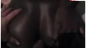 آبنوس شوقین cocksucking سے پہلے ڈک سوار
